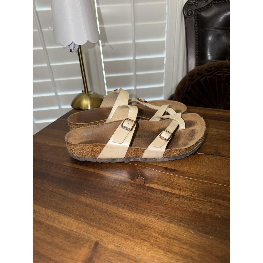 Birkenstock Mayari Pearl Sandals Buckle Strap Leather Women's Size EU 40 US 9 - Picture 6 of 10